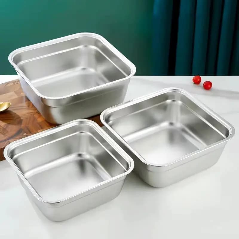 ست آبکش و لگن استیل یونیک سایز 30 کد 2105 — تصویر ۷