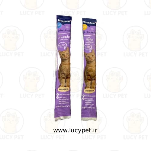 بستنی گربه وینستون با طعم مرغ و ماهی