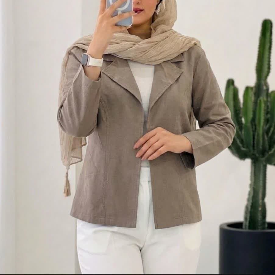 کراپ کت زنانه مدل پوپک 14 — تصویر ۶