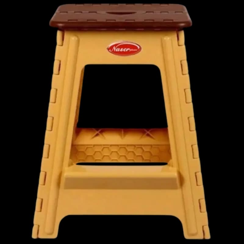 چهارپایه تاشو پلاستیکی سایز بزرگ ناصر کد 518 — تصویر ۵