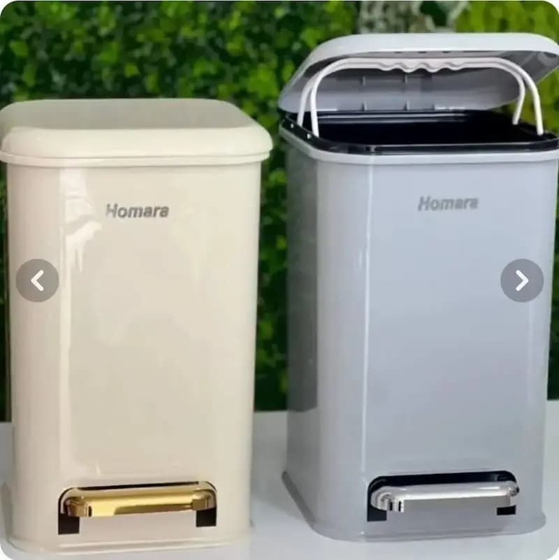 سطل پدالی دو جداره 15 لیتری همارا مدل (4گوش) — تصویر ۱۱