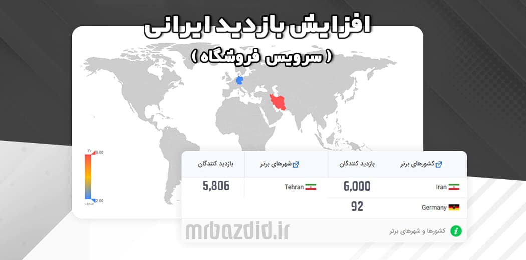 افزایش بازدید ایرانی فروشگاه