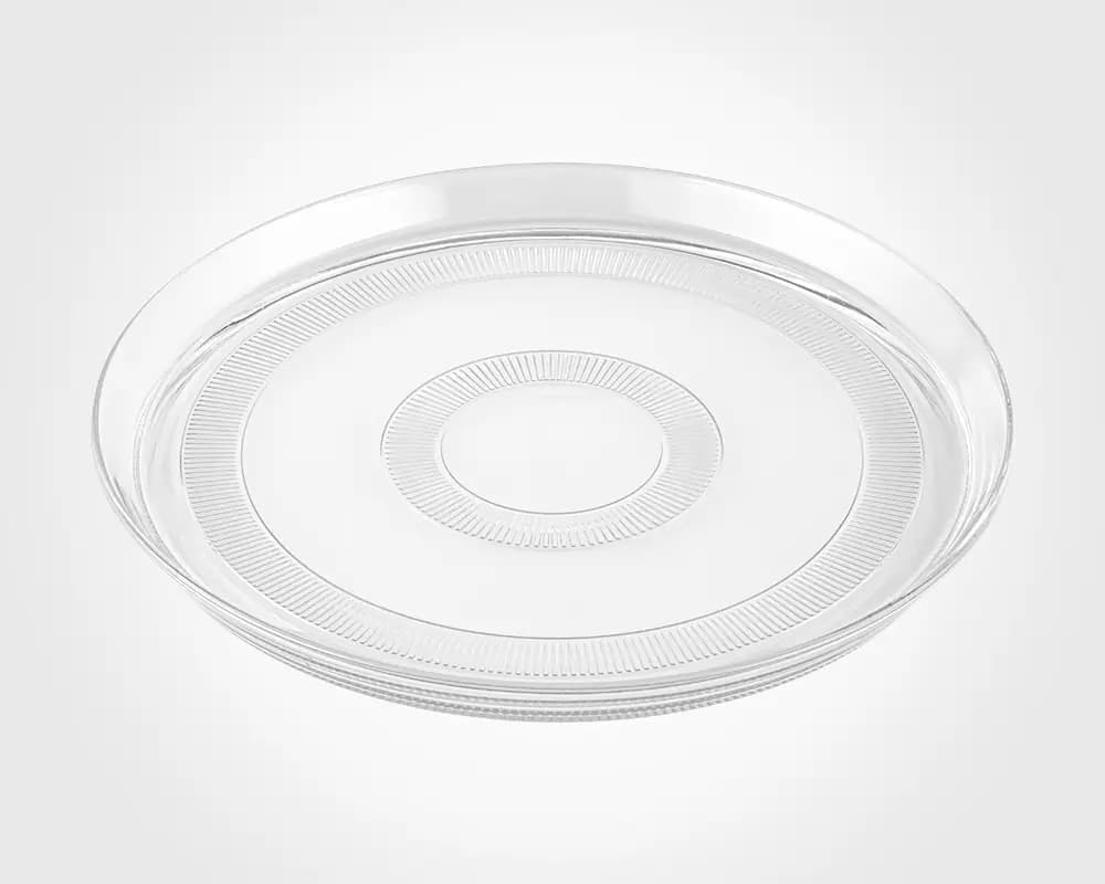 دیس گرد شیشه ای 33 سانتی لیمون کد 2436 — تصویر ۸