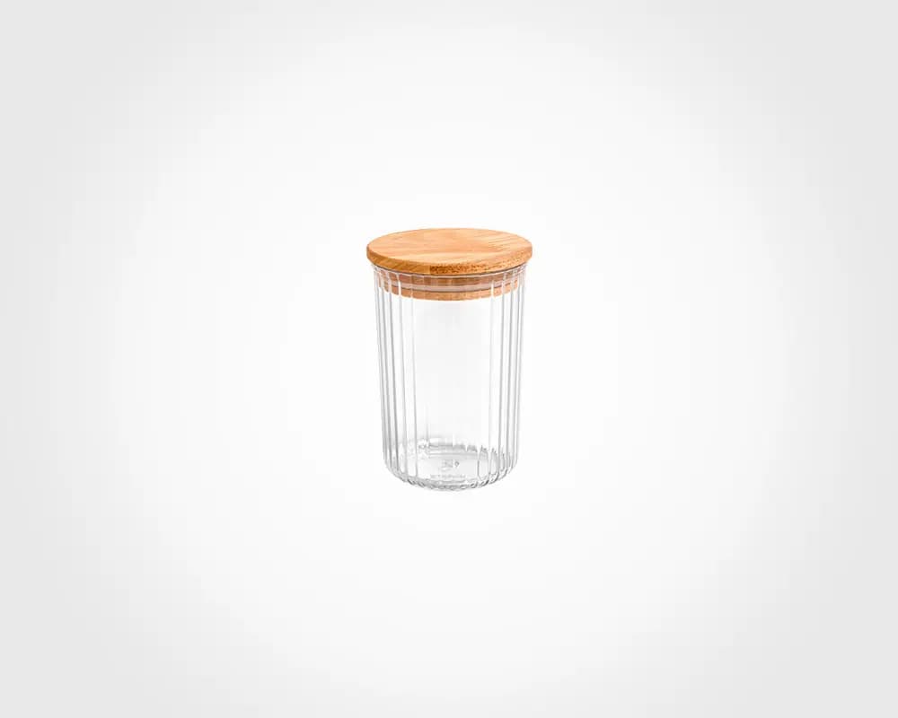 جا ادویه شیاردار درب چوبی 250 میلی لیمون کد 2505 — تصویر ۶