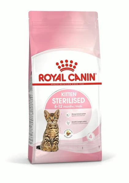 غذای خشک بچه گربه عقیم شده کیتن استرلایز رویال کنین وزن 2 کیلوگرم | Sterilised Kitten