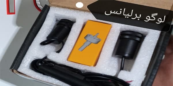 لوگو ولکام لایت درب خودرو — تصویر ۵