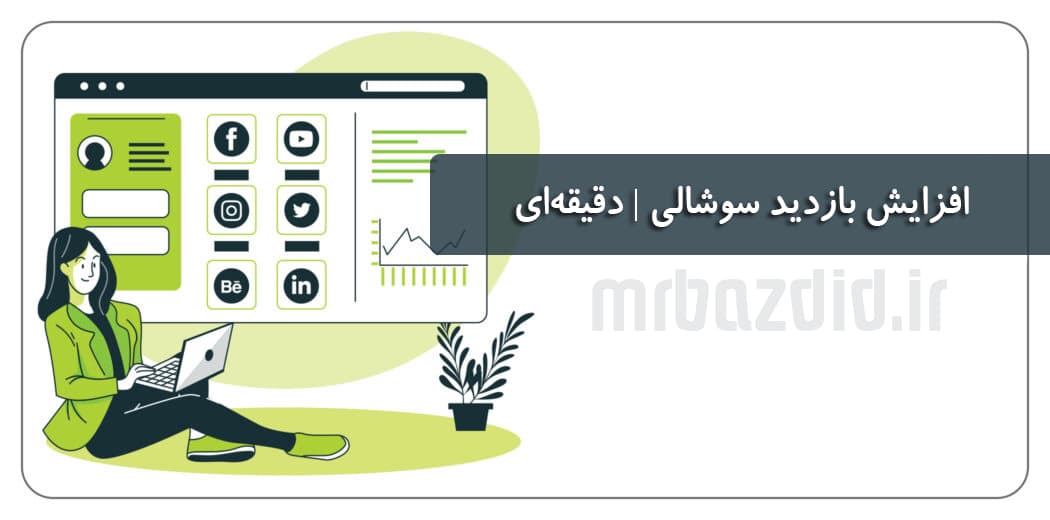 افزایش بازدید سوشالی دقیقه‌ای — تصویر ۲