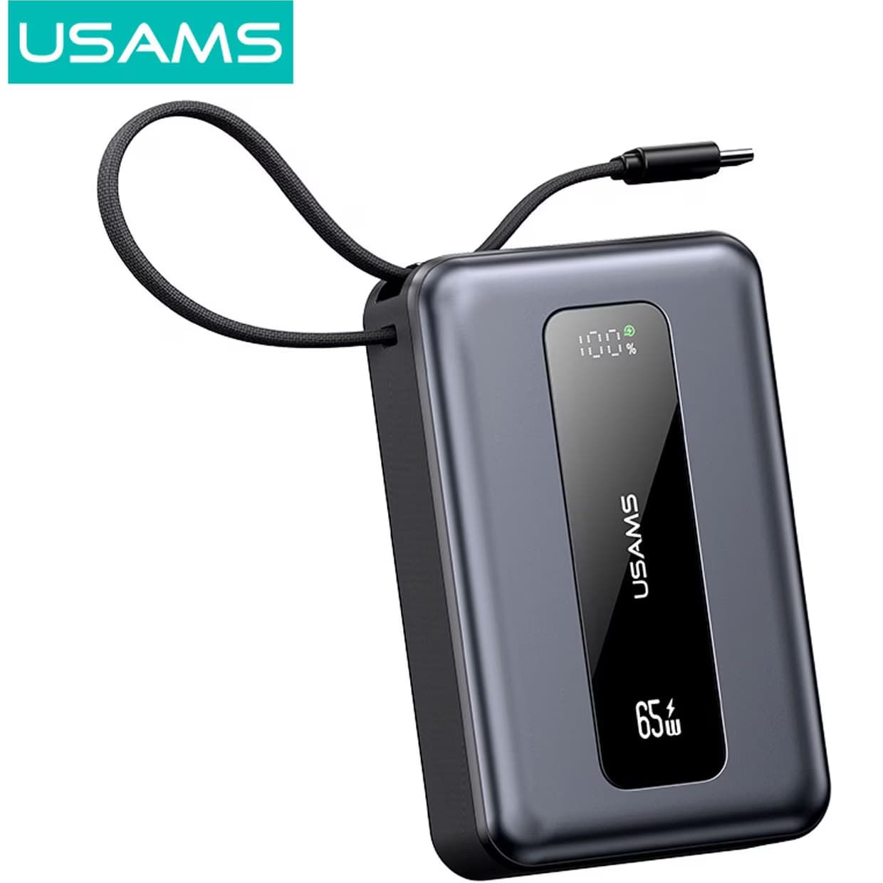 پاوربانک یوسمز مدل CD243 ظرفیت 20000 میلی‌آمپر ساعت با توان 65 وات — تصویر ۸