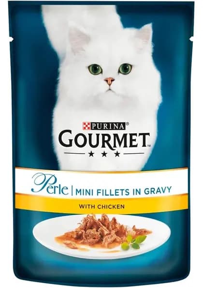 پوچ گربه گورمت طعم مرغ 85 گرم ا Gourmet Perle Chicken — تصویر ۲