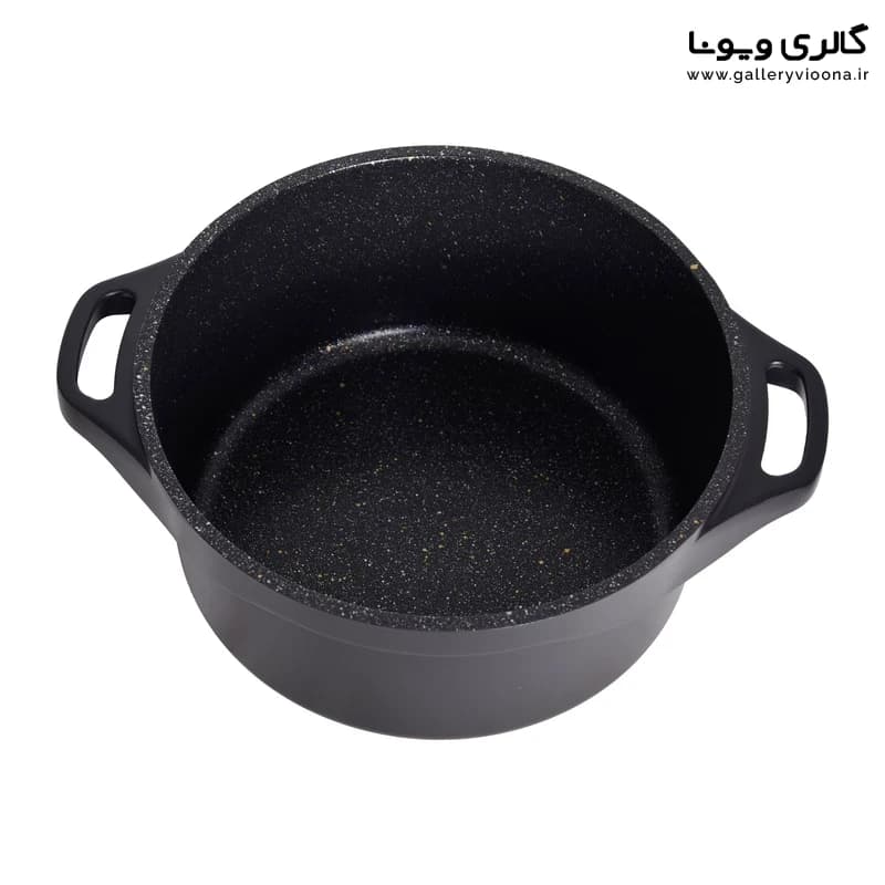 قابلمه چدن داخل گرانیت سایز 32 یونیک اصل طرح هلیوس مدل UN-8930 — تصویر ۹