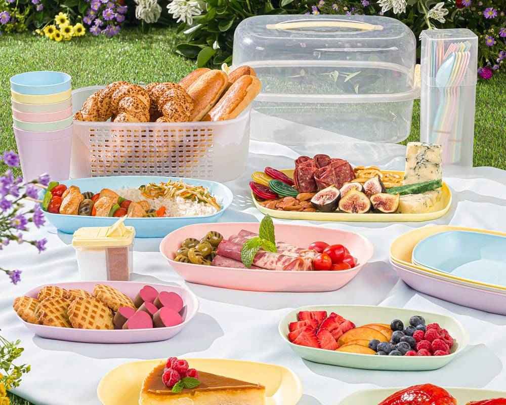 سرویس مسافرتی 42 پارچه لیمون (6 نفره) مدل 2438 — تصویر ۷