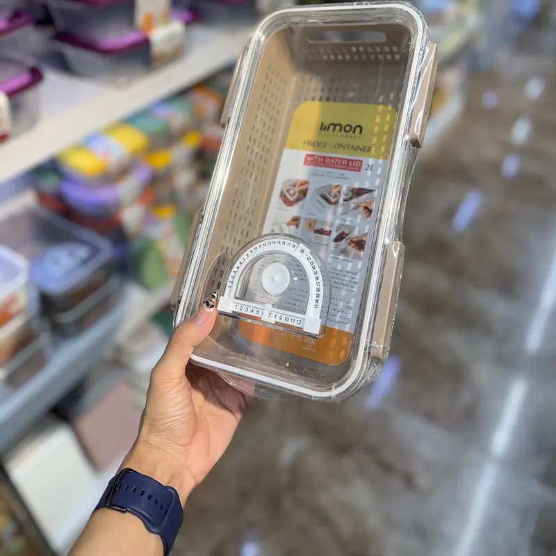 باکس تویخچالی 2 لیتر تاریخ دار لیمون کد 2377 — تصویر ۵