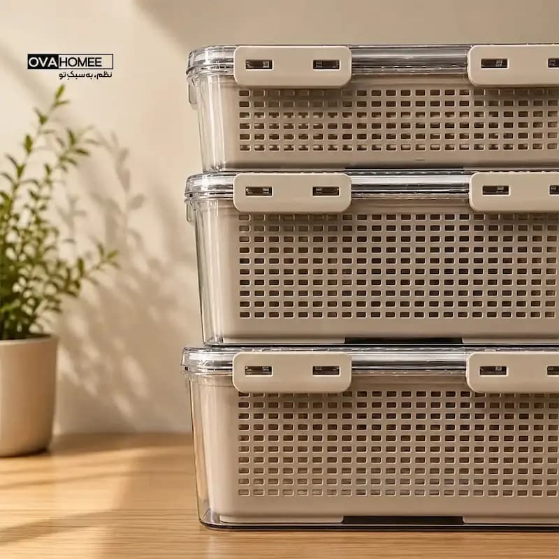 باکس تویخچالی 5 لیتر تاریخ دار لیمون کد 2424 — تصویر ۴