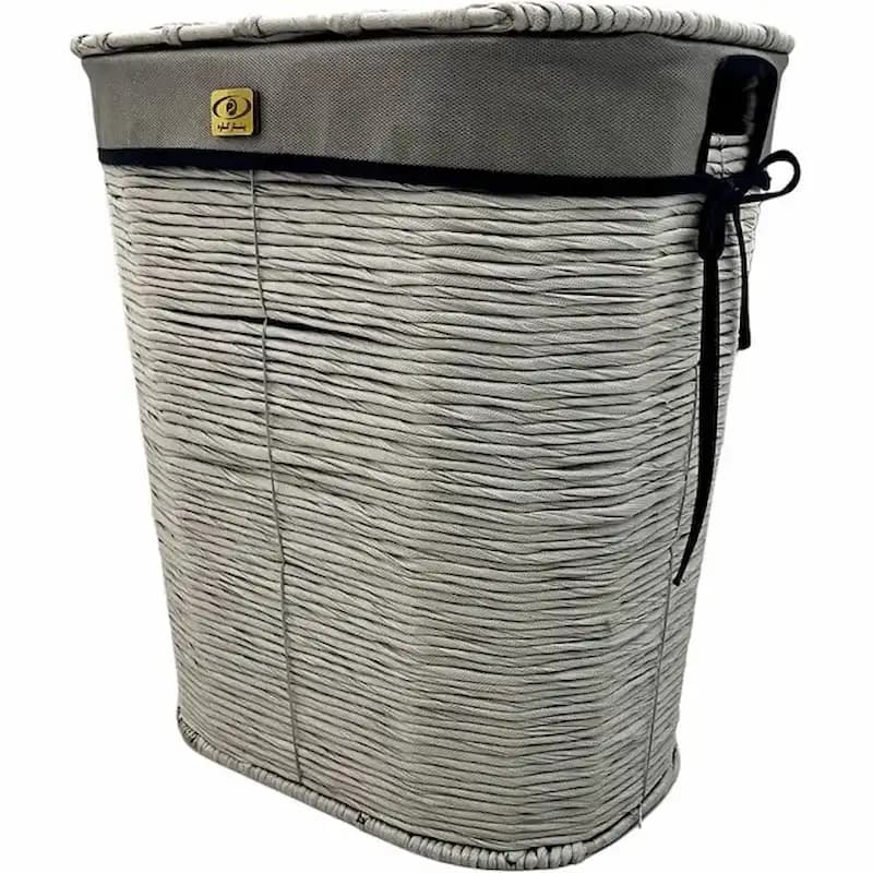 سبد رخت چرک مدل حصیری سایز بزرگ پیشتاز کاوه کد 1022 — تصویر ۱۲