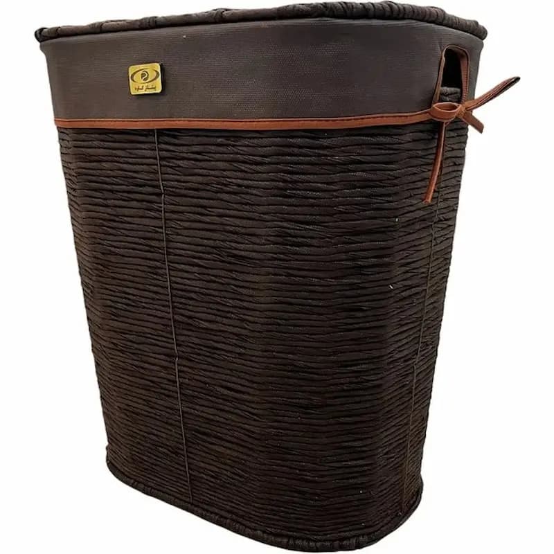 سبد رخت چرک مدل حصیری سایز بزرگ پیشتاز کاوه کد 1022 — تصویر ۷