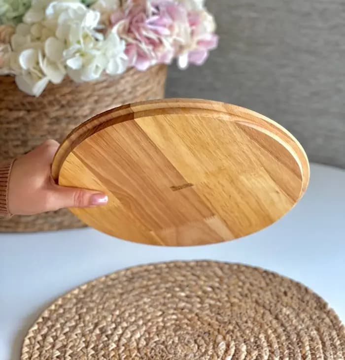 سطل برنج شیاردار 9 لیتری درب چوبی لیمون کد 2456 — تصویر ۱۲