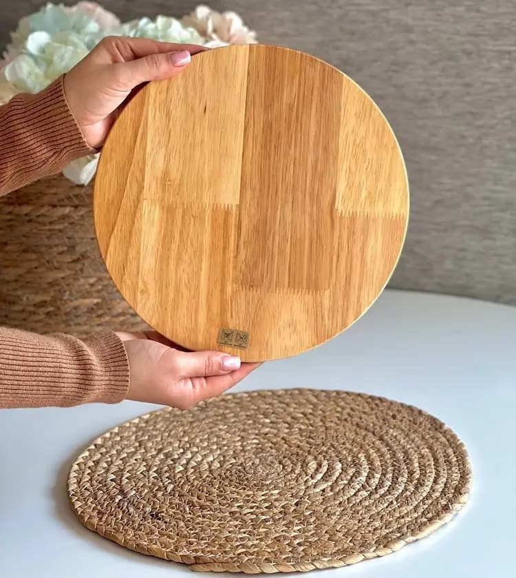 سطل برنج شیاردار 9 لیتری درب چوبی لیمون کد 2456 — تصویر ۱۱
