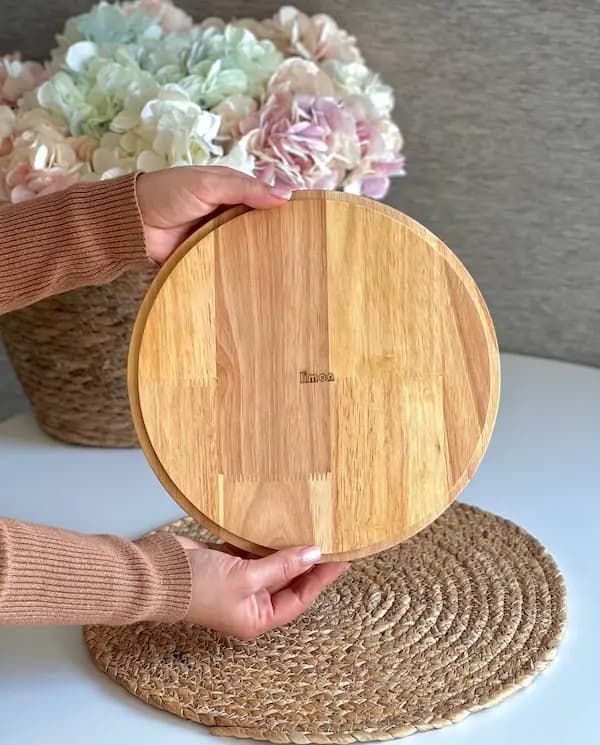 سطل برنج شیاردار 9 لیتری درب چوبی لیمون کد 2456 — تصویر ۷