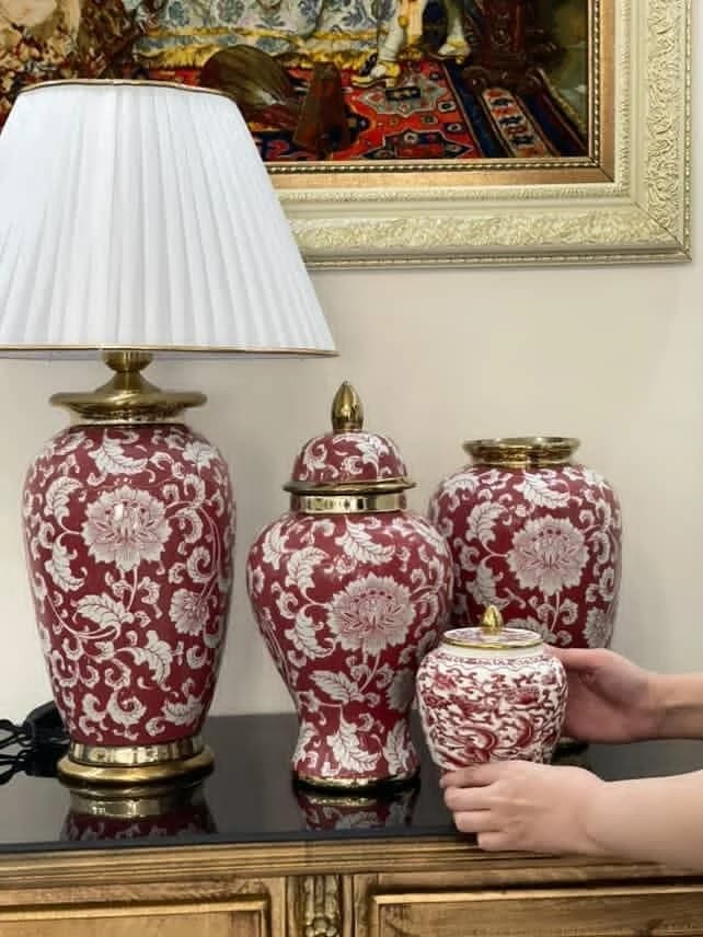 آباژور چینی قرمز — تصویر ۲