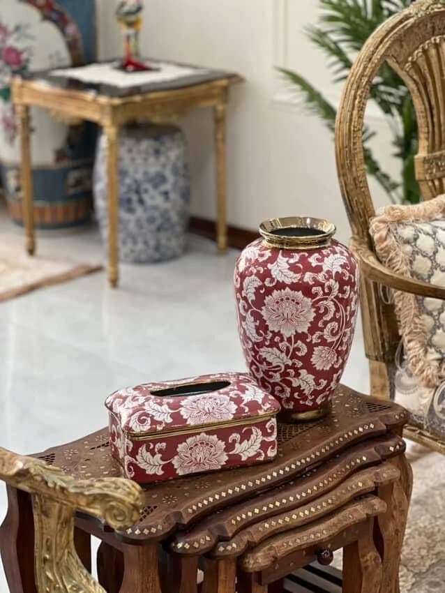 جا دستمال قرمز چینی — تصویر ۲