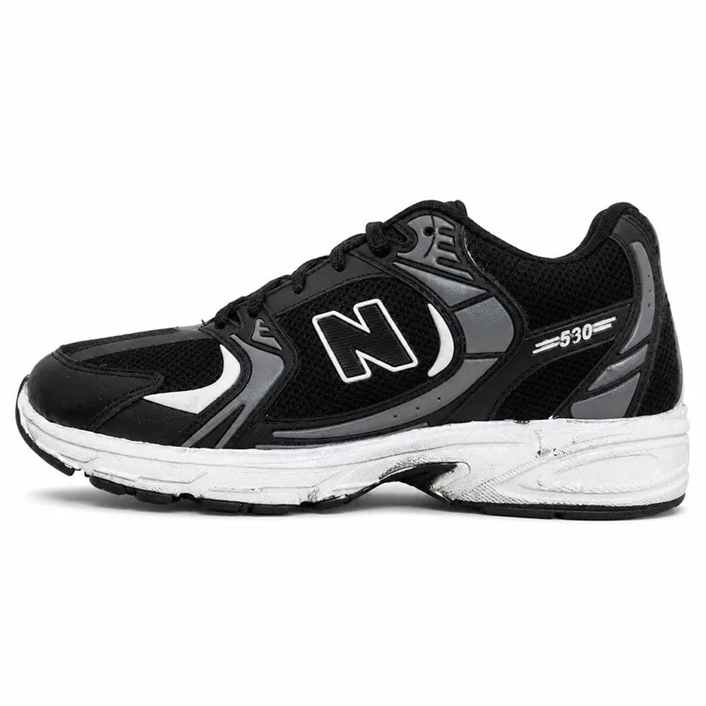 کفش اسپرت مردانه مدل نیوبالانس NEW BALANCE 530 اقتصادی رنگ مشکی — تصویر ۴