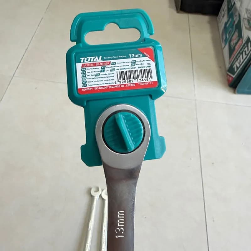 آچار یکسر رینگ جغجغه ای صنعتی سایز 13 مدل TCSPAR131 — تصویر ۳