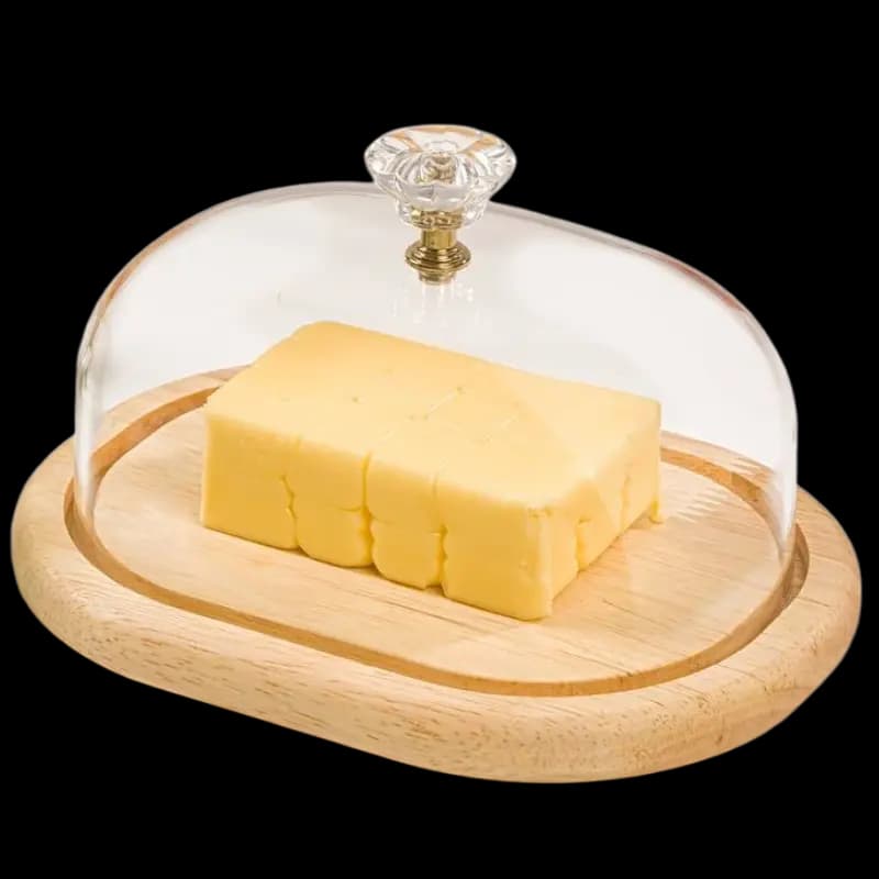 ظرف جا کره ای کفه چوبی لیمون کد 2161