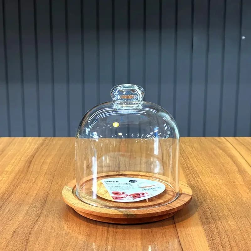 ظرف سرو پنیر با کفه چوبی لیمون کد 2240 — تصویر ۶