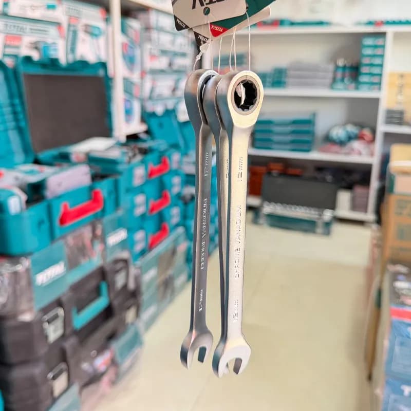 آچار یک سر تخت یک سر رینگ جغجغه 12MM توتال TOTAL-TCSPAR121 سایز ۱۲ — تصویر ۳