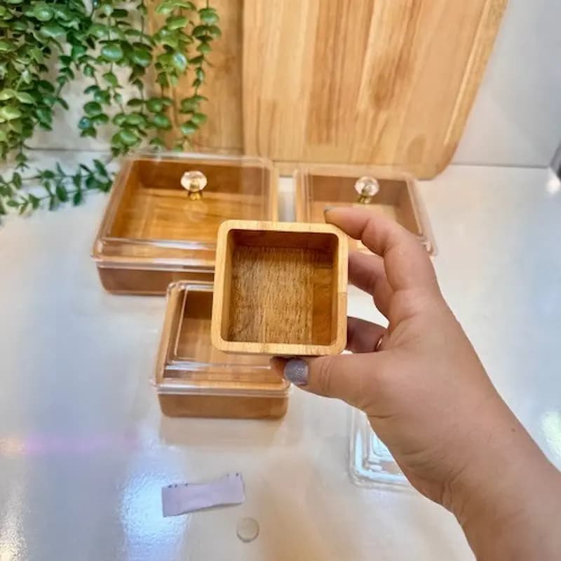 ست ظروف پذیرایی 4 عددی چوبی لیمون کد 2458 — تصویر ۱۰