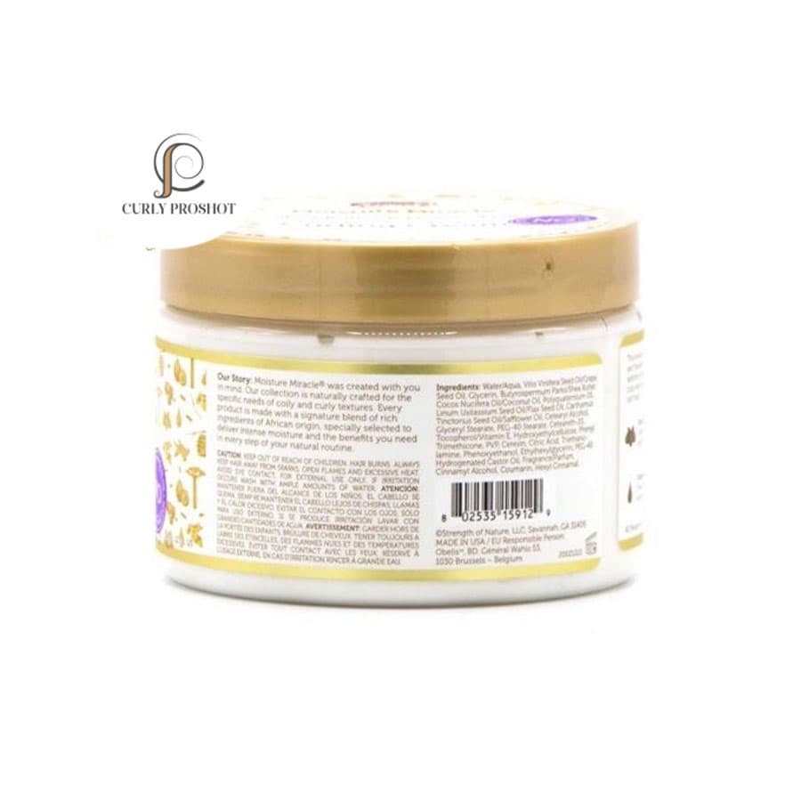 کرم فر کننده آفریکن پراید African Pride Moisture Miracle Shea Butter & Flaxseed Oil Curling Cream — تصویر ۵