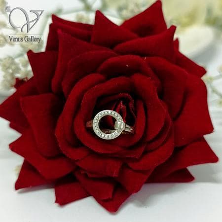 انگشتر نقره دخترانه ظریف ، مینیمال و مناسب هدیه کد 5395 — تصویر ۶