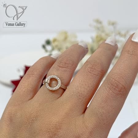انگشتر نقره دخترانه ظریف ، مینیمال و مناسب هدیه کد 5395 — تصویر ۳