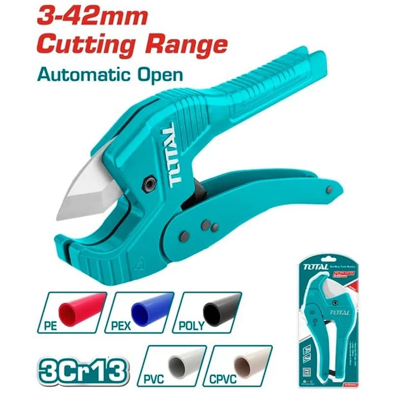 قیچی لوله سبز (pvc) بزرگ توتال TOTAL-THT53422