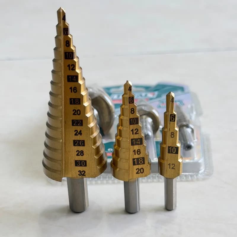 ست مته کاجی ۳ عددی توتال مدل TAC80401 — تصویر ۲