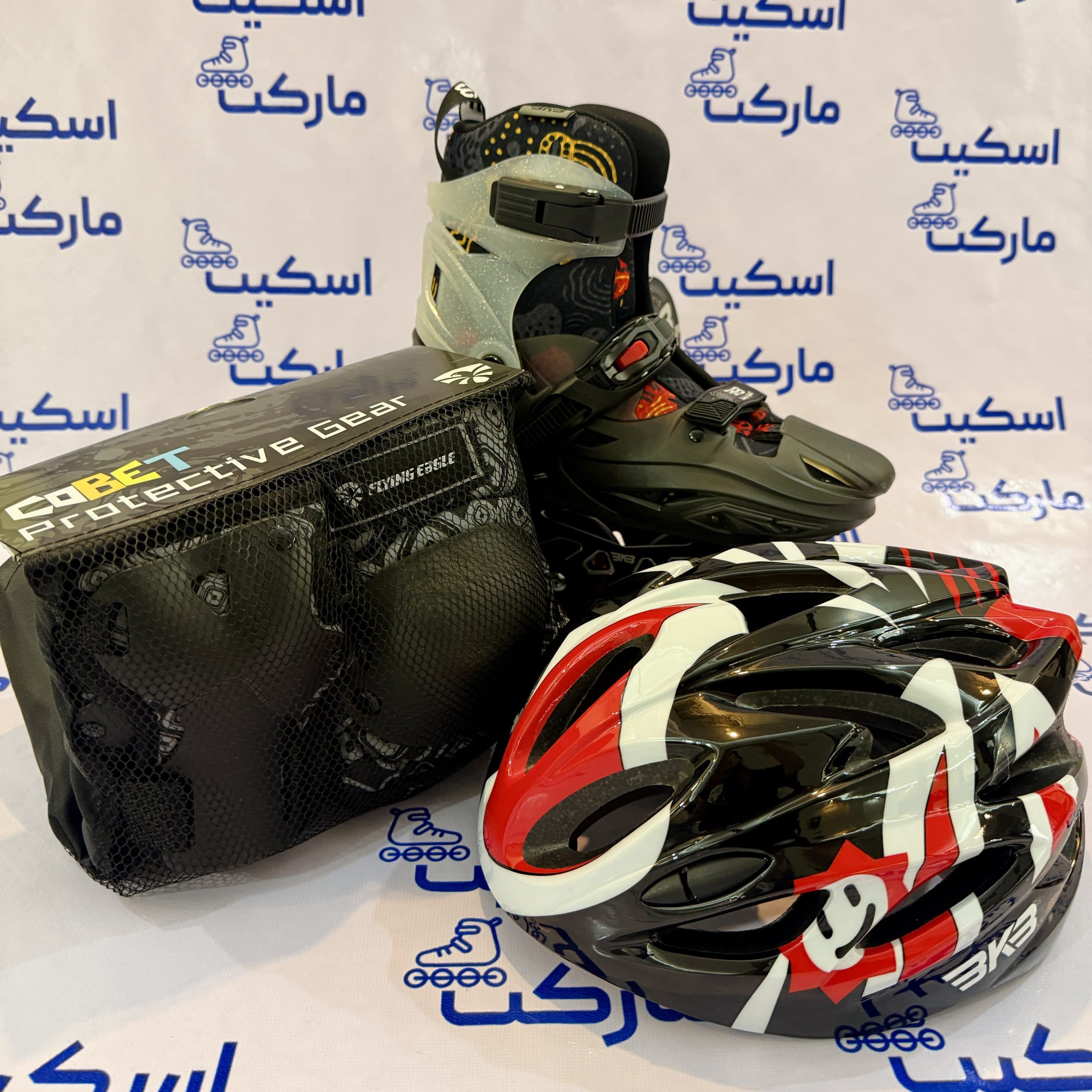 اسکیت فلایینگ ایگل Flying Eagle مدل K10 با لوازم اورجینال پک اصلی — تصویر ۱۰