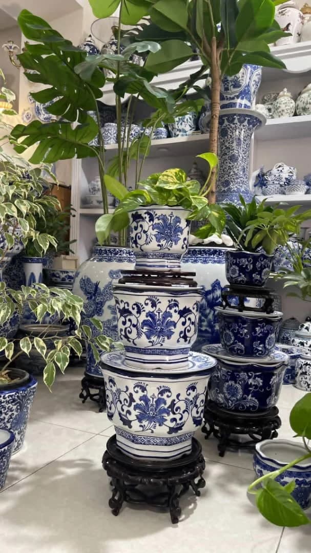 ۳ تیکه گلدان برای گیاه طبیعی