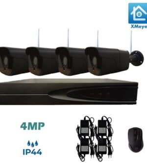 پکیج 4 کانال دوربین مداربسته وایرلس xmeye با کیفیت 4 مگاپیکسلی — تصویر ۲