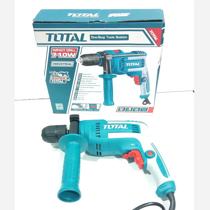 دریل برقی چکشی توتال 710 وات مدل TG1071366 — تصویر ۷