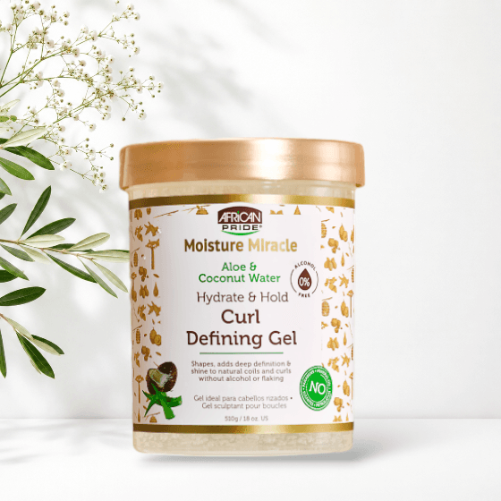 ژل حالت دهنده و آبرسان آفریکن پراید African Pride Moisture Miracle Hydrate & Hold Curl Defining Hair Gel — تصویر ۲