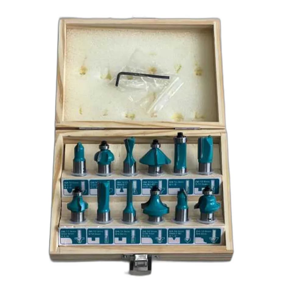 ست 12 عددی تیغه اور فرز توتال سایز ۱۲ مدل TACSR2121