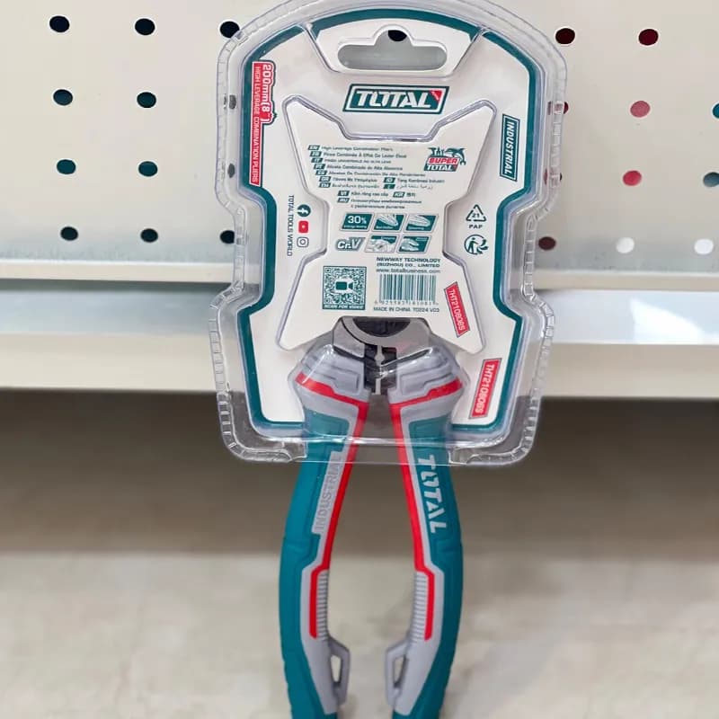 انبر دست تمام صنعتی جانبو سایز ۸ توتال مدل THT210806S — تصویر ۲
