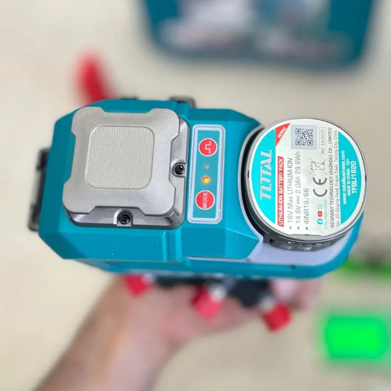 تراز لیزری توتال ۱۲ لاین نور سبز مدل TLL301201 — تصویر ۱۱