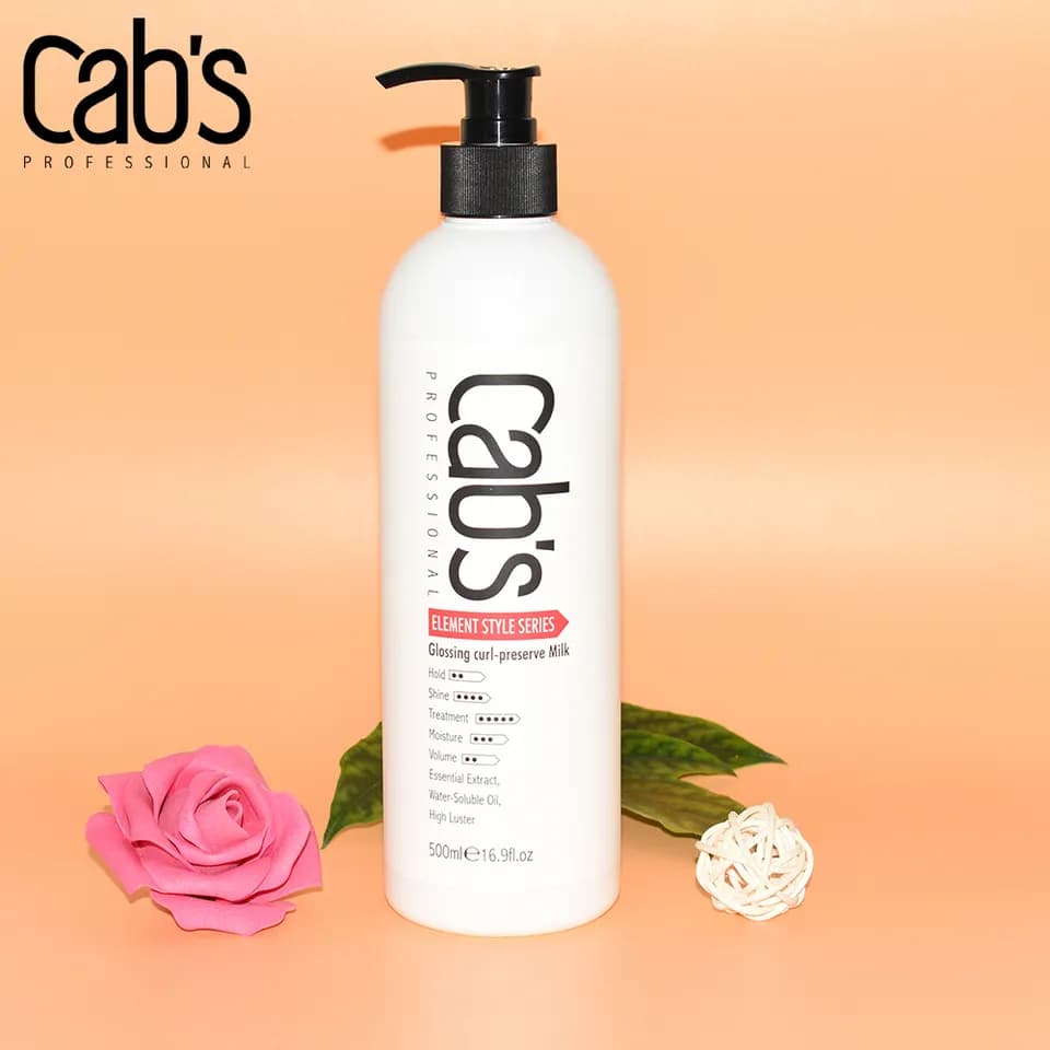 شیر موی فر کبس حالت دهنده حجم 500میل Cabs Glossing Curl-Preserve Milk — تصویر ۵