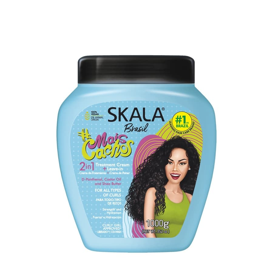 کرم مو فر اسکالا آبی حالت دهنده و استحکام بخش ساقه 2 در 1 Skala Expert MaisCachos 2 in 1 Hair Treatment Cream — تصویر ۷