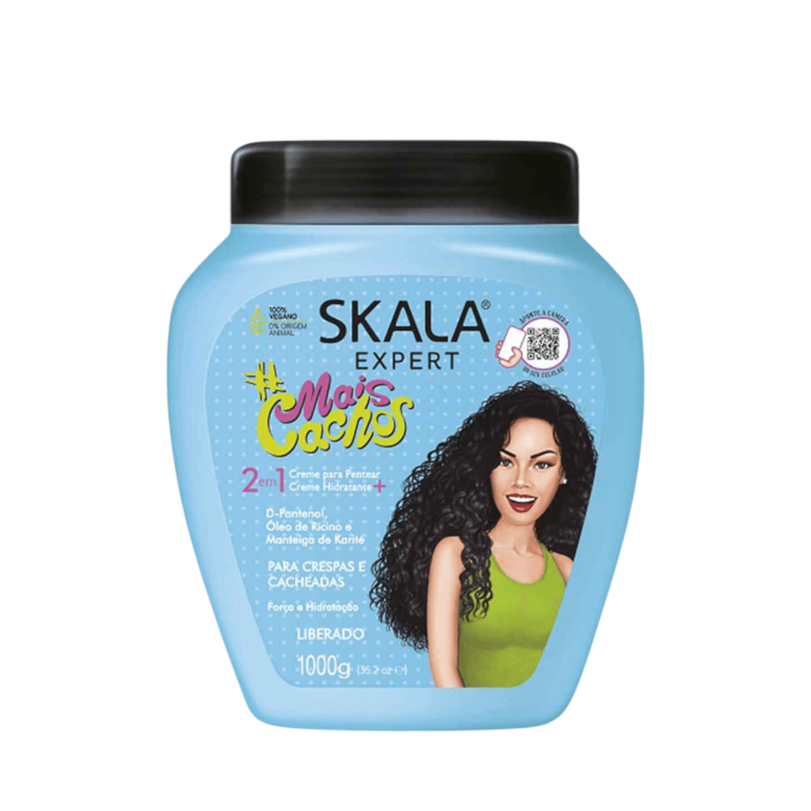 کرم مو فر اسکالا آبی حالت دهنده و استحکام بخش ساقه 2 در 1 Skala Expert MaisCachos 2 in 1 Hair Treatment Cream — تصویر ۱۰