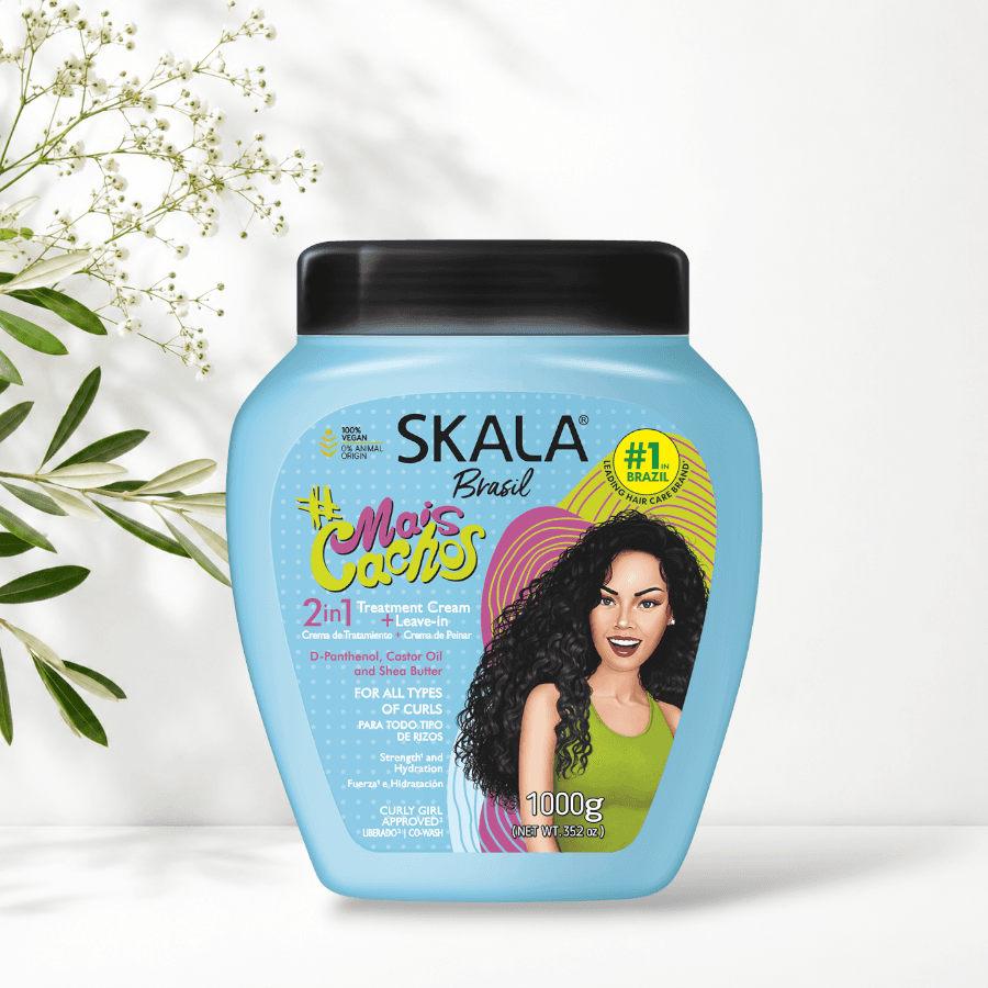 کرم مو فر اسکالا آبی حالت دهنده و استحکام بخش ساقه 2 در 1 Skala Expert MaisCachos 2 in 1 Hair Treatment Cream — تصویر ۶