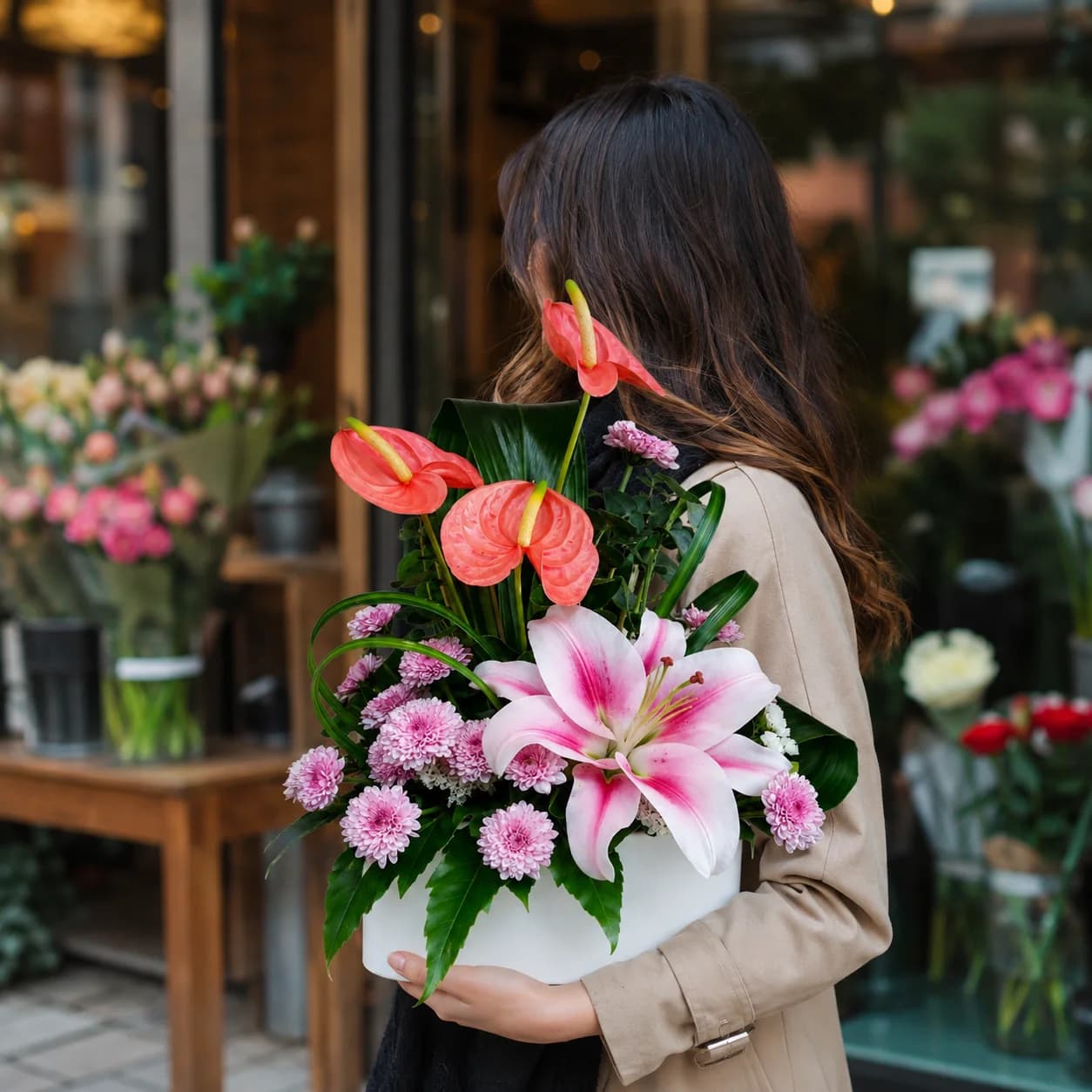 باکس نباتی لیلیوم وآنتریوم کد 57279 — تصویر ۲