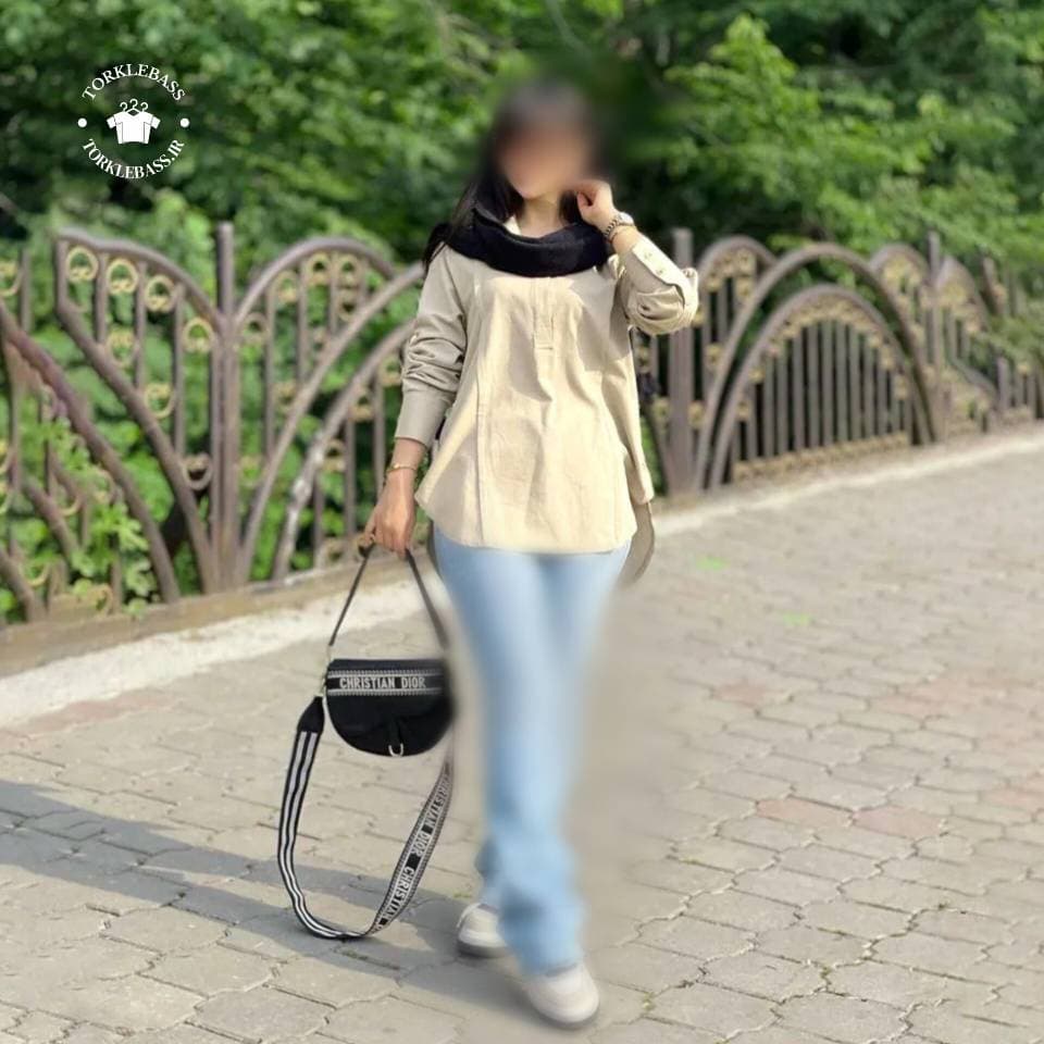 شومیز بغل دکمه لنین