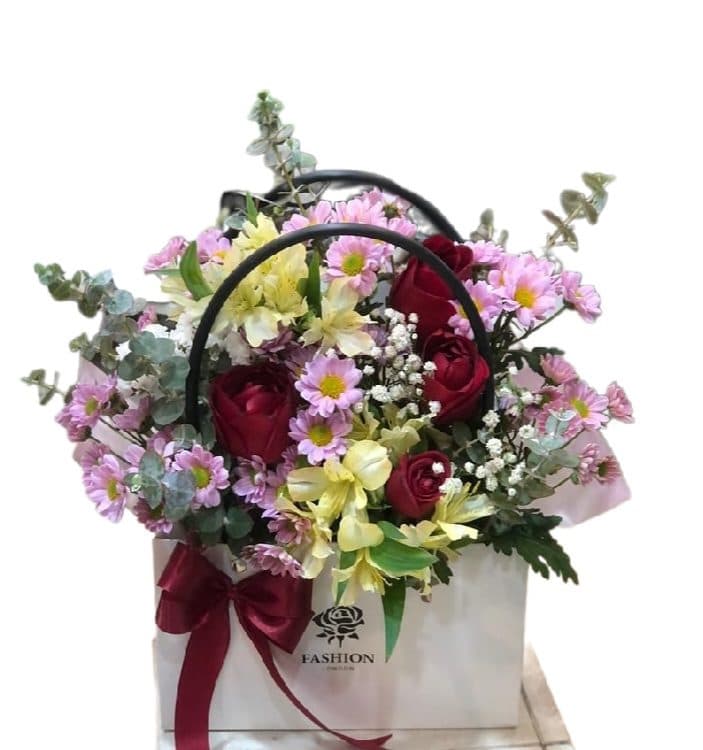 باکس رز و داوودی بابونه ای 50898